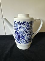 Melitta Kaffeekanne Blumenmuster blau weiss guter Zustand