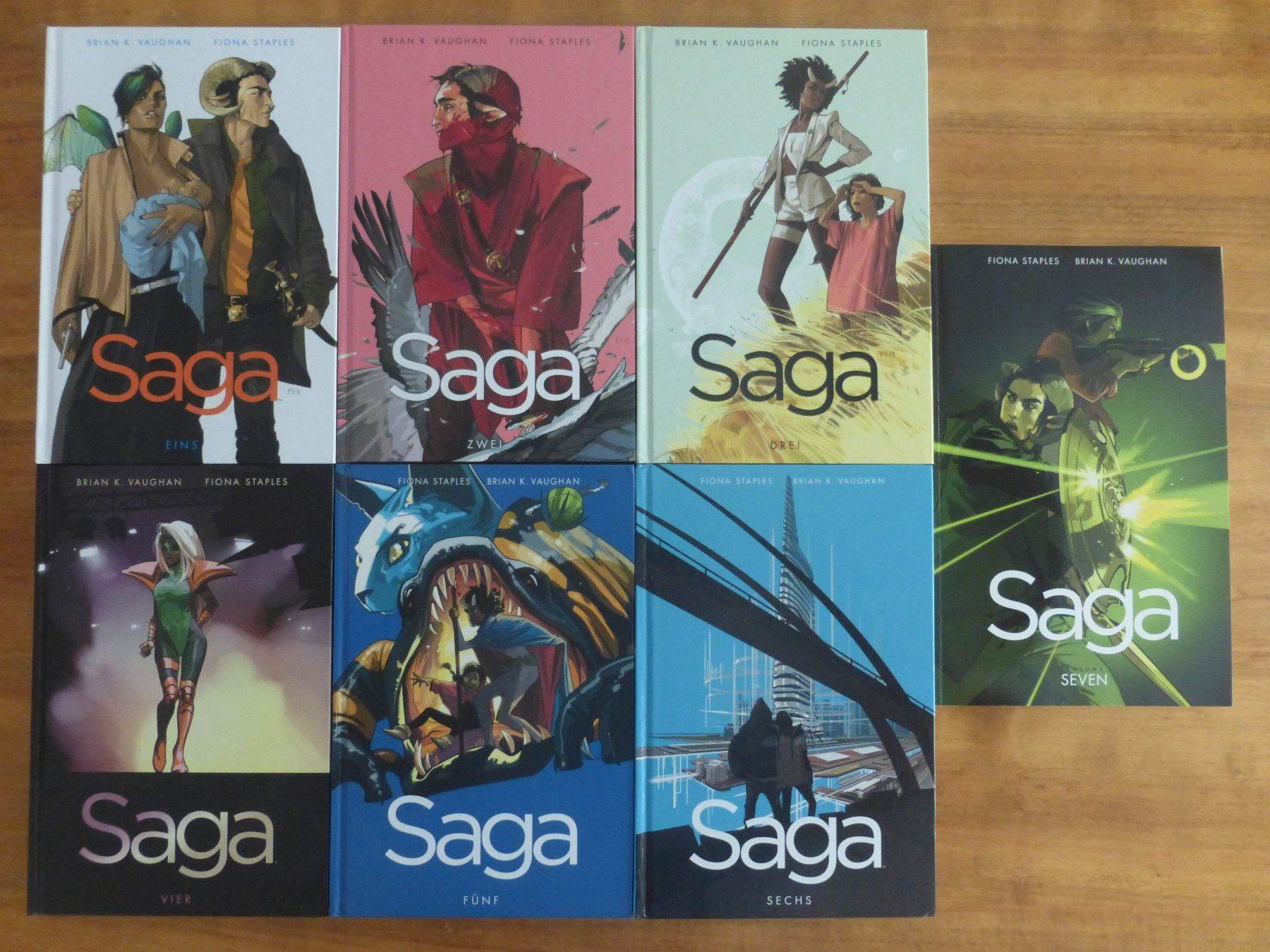 Fumetti: Saga 1 - 7 Sci Fi Comic Staples K. Vaughan – Nuovo (secondo la descrizione) da Zumikon venduto da psisound