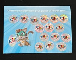 Une carte de collection avec 15 points Story Mania Migros