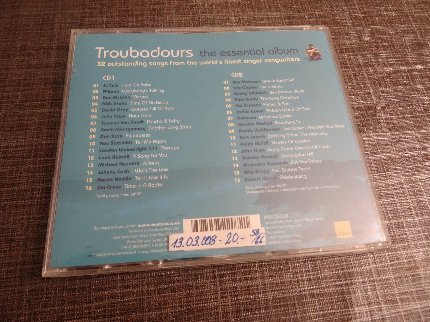 CDs: Troubadours - The Essential Album CD – Gebraucht aus Olten von Disc-Ausverkauf 1