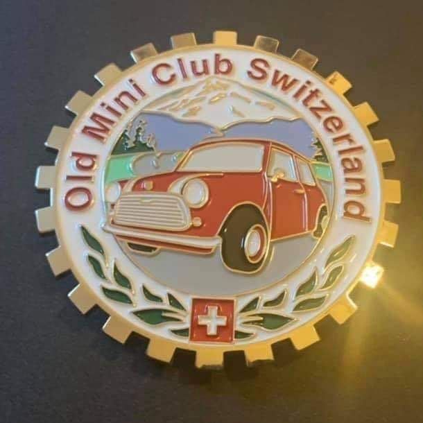 Mini Placchette & Badge: Badge de calandre MINI en métal émaillé – Nuovo e nell'imballaggio originale da St-Blaise venduto da old_9zjb 1