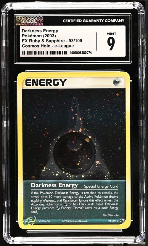 Pokémon Sammelbilder & Trading cards: Pokémon Darkness Energy CGC 9 EX Ruby & Sapphire 93/109 – Gebraucht aus Zofingen von gerrymovie93