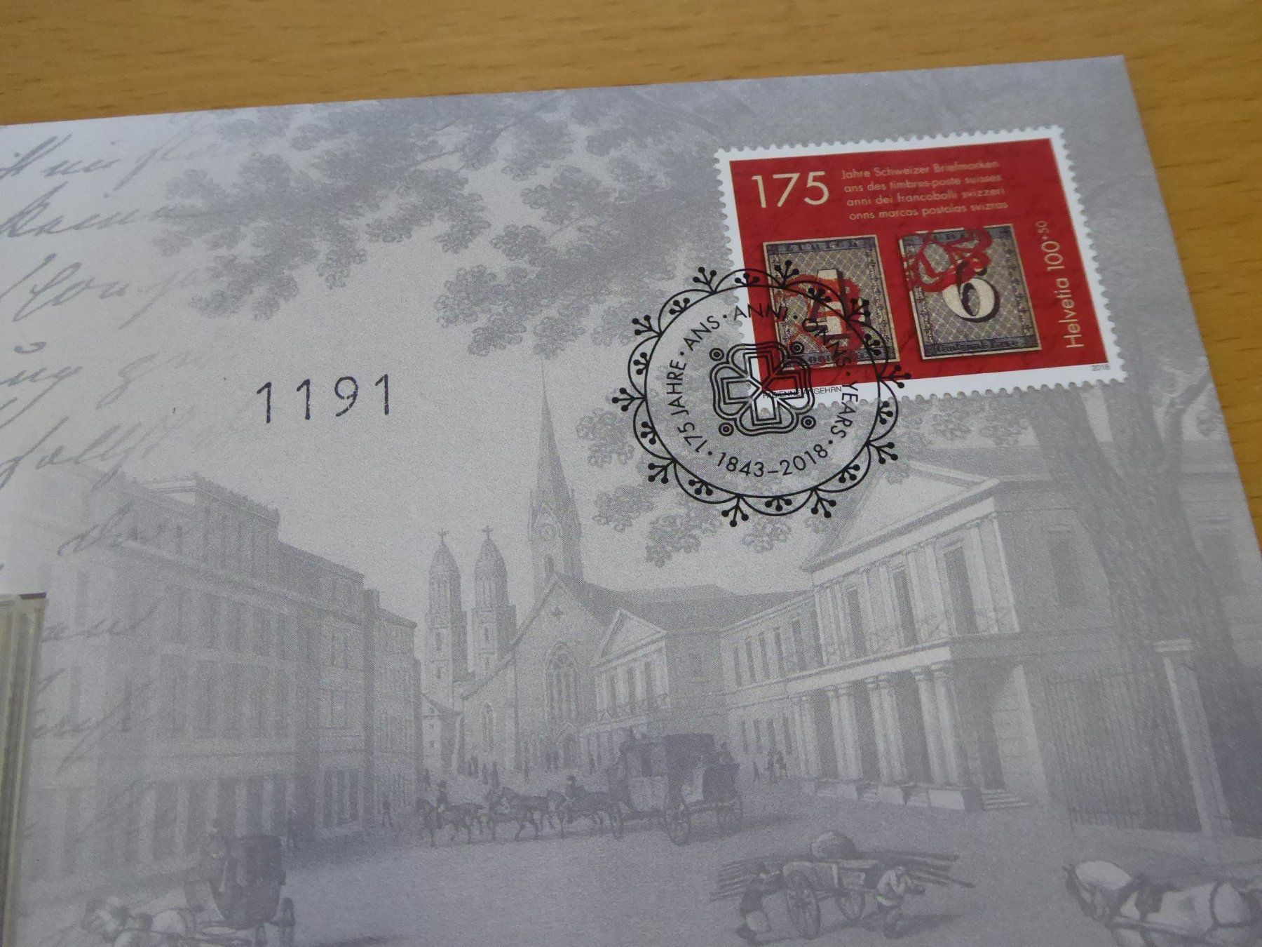 Tutti i francobolli: Toller Beleg mit Silber Briefmarken – Usato da Rothrist venduto da swisstools 1