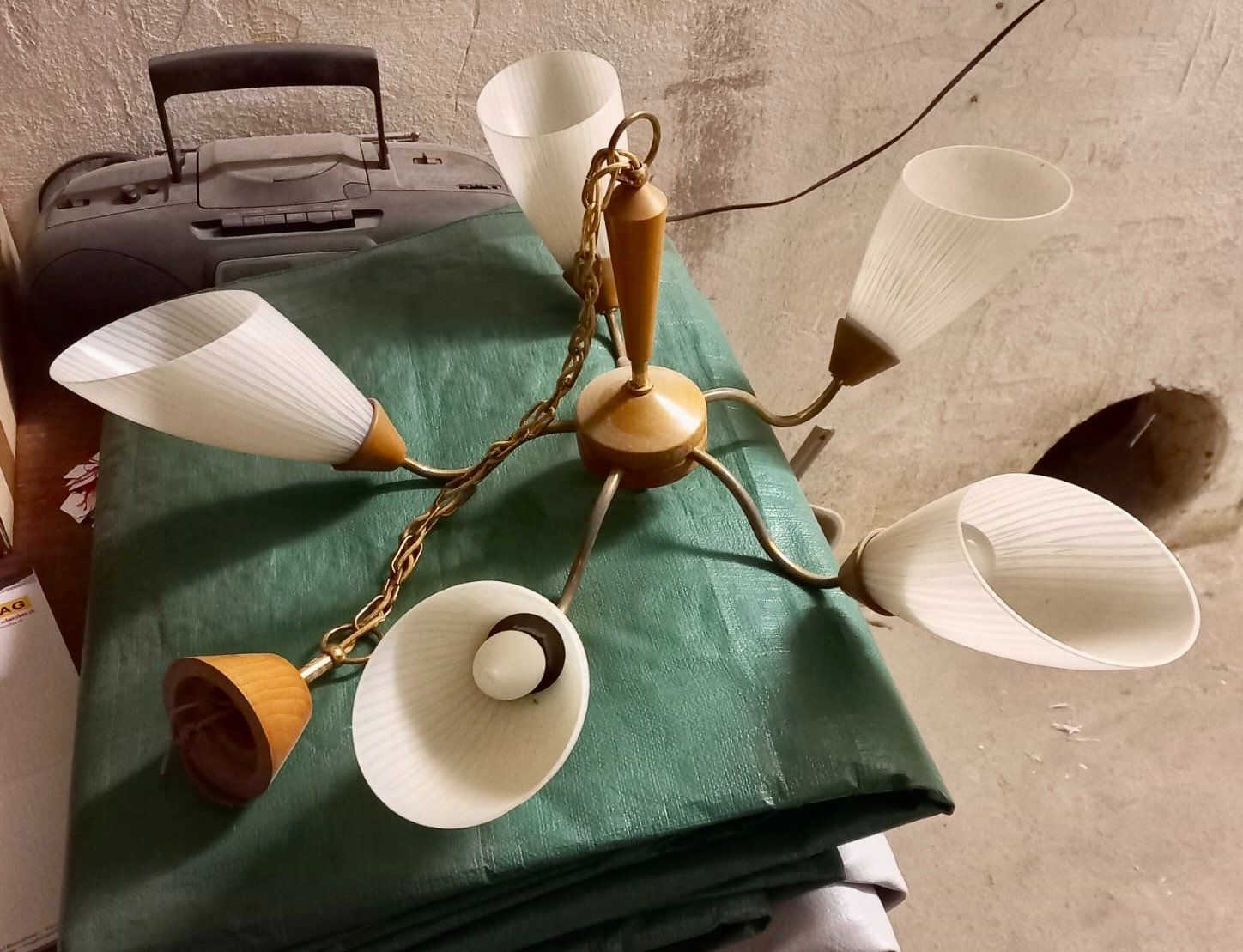 Lampadari & plafoniere: Vintage Lampe 60er-Jahre – Usato da Burgdorf venduto da glasrabe01