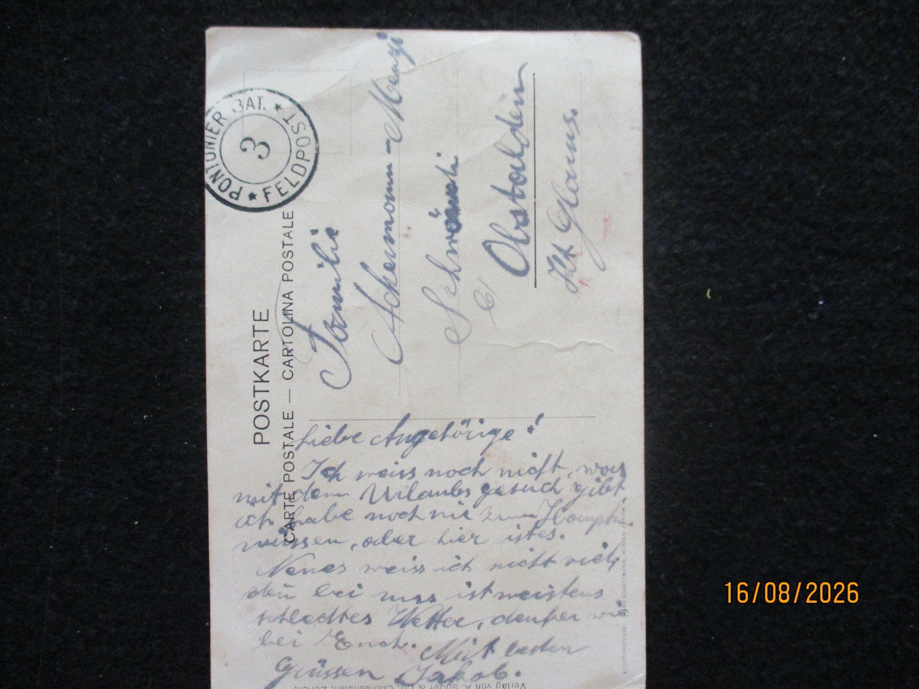 Cartoline postali: Bild Sprecher von Berneck Generallstabschef Armee guter Z... – Usato da Wil SG venduto da garou40 1