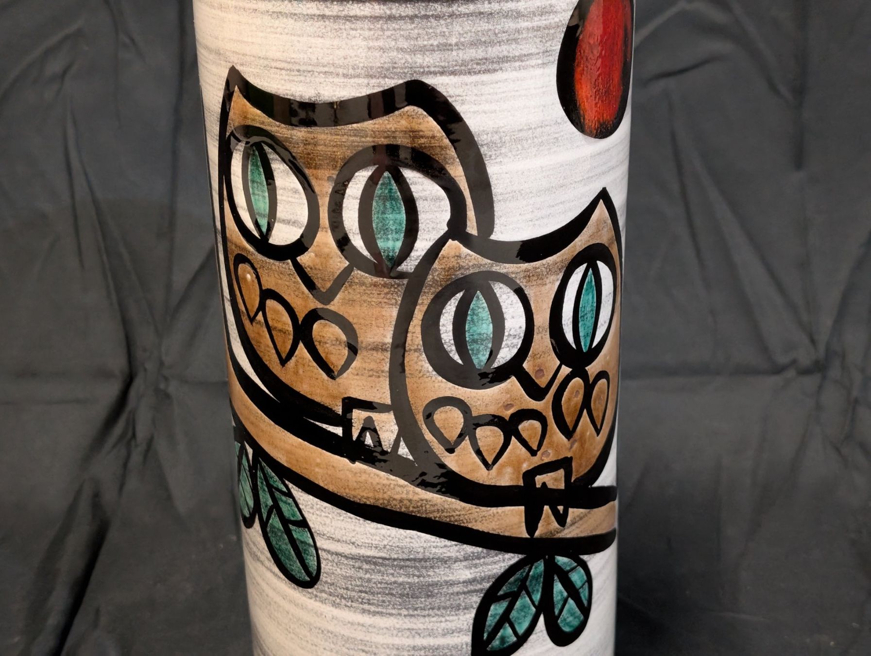 Vasi & Recipienti: Mid-Century Keramik Bodenvase Eulen Vintage – Usato da Wiezikon b.Sirnach venduto da Romsche 1