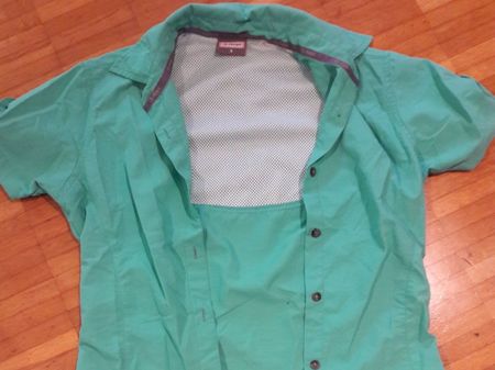 BLUSE - SHERPA - Minz-Grün - S