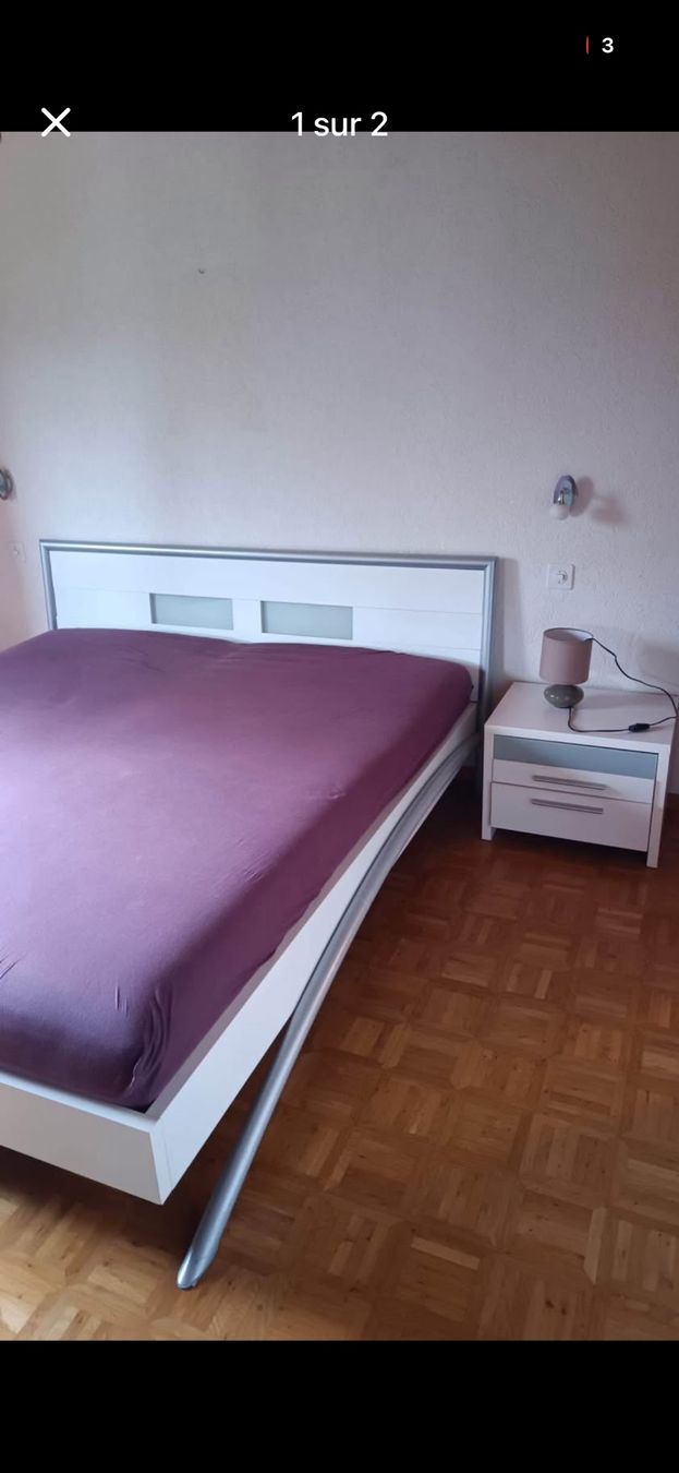 Betten: Lit 180x200 avec sommier – Gebraucht aus Vuadens von xav_x2t8