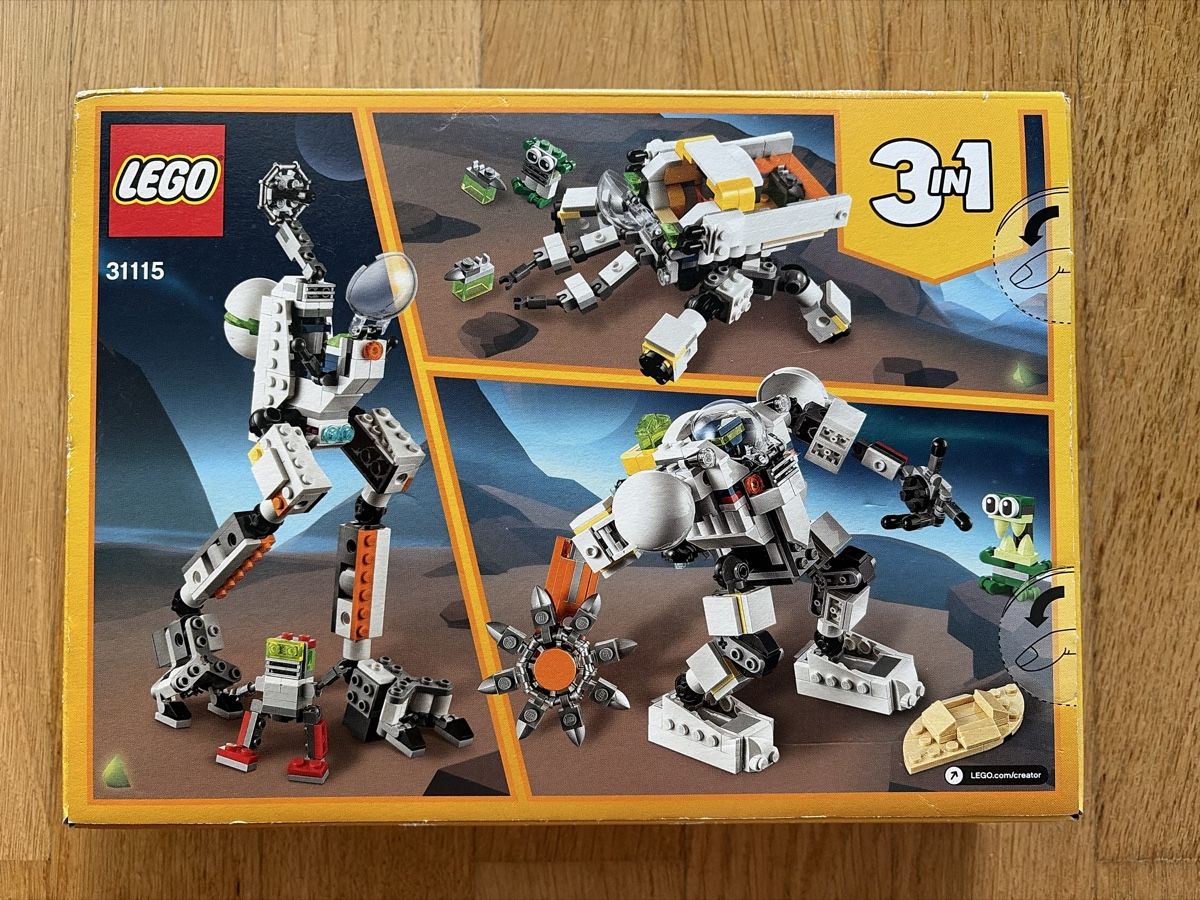Lego Giocattoli: LEGO Weltraum-Mech 31115, LEGO Creator 3-in-1 – Nuovo e nell'imballaggio originale da Hölstein venduto da Maramo 1