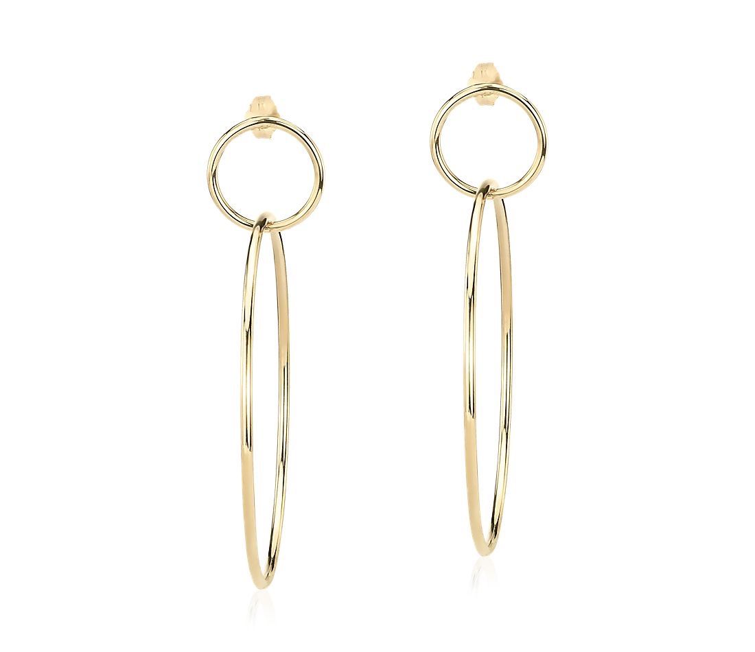 Orecchini pendenti & Orecchini a lobo: Ohrstecker Gelbgold 14 Karat 585 – Usato da Honau venduto da salverella 1