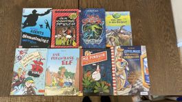 Kinderbuch Set 8 Abenteuerbücher gebunden Paket Flohmi Lesen