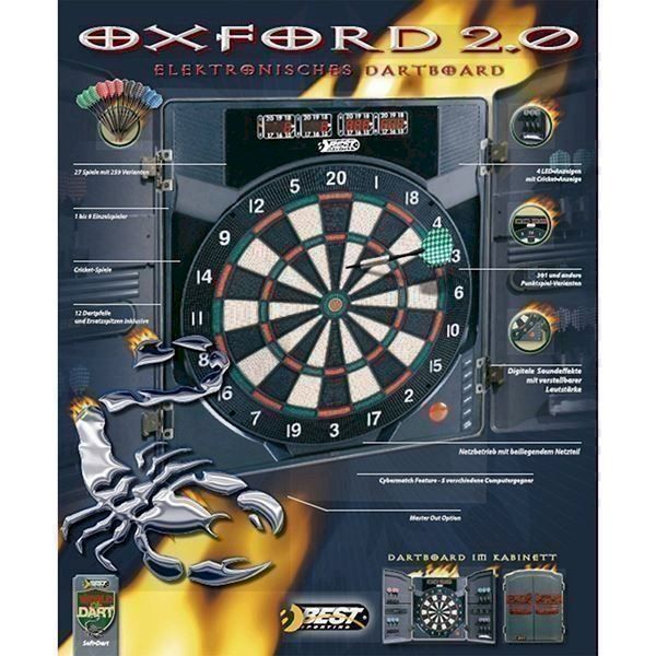 Freccette: BEST Elektrische Dartscheibe OXFORD 2.0 – Nuovo e nell'imballaggio originale da Bottighofen venduto da zaap 2