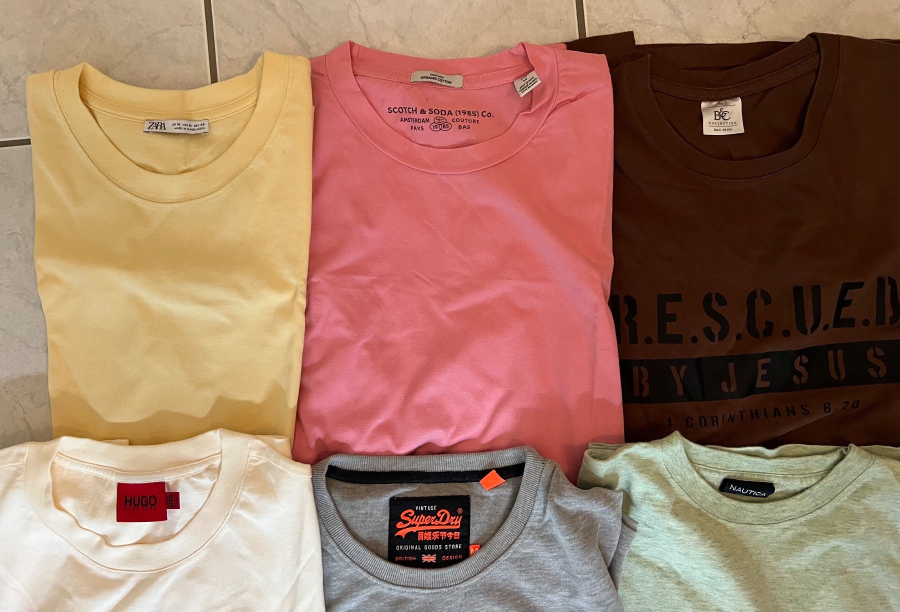 Magliette Polo: Lot de 9 T-shirt taille M – Usato da Basel venduto da La.Bonne.affaire 1
