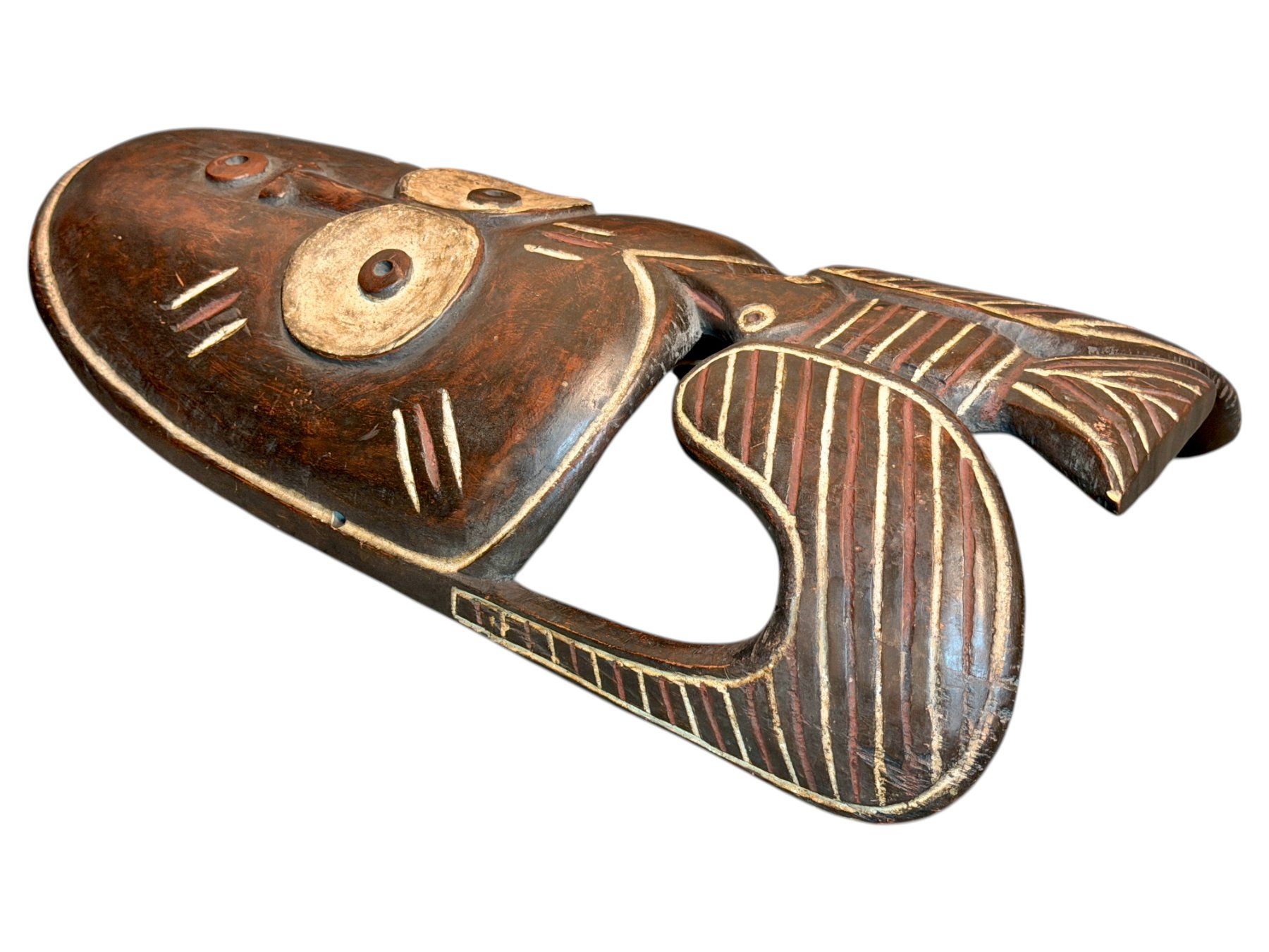 Internationale Kunst: Grand masque africain Yoruba authentique, Nigeria – Gebraucht aus Morges von vintix 9