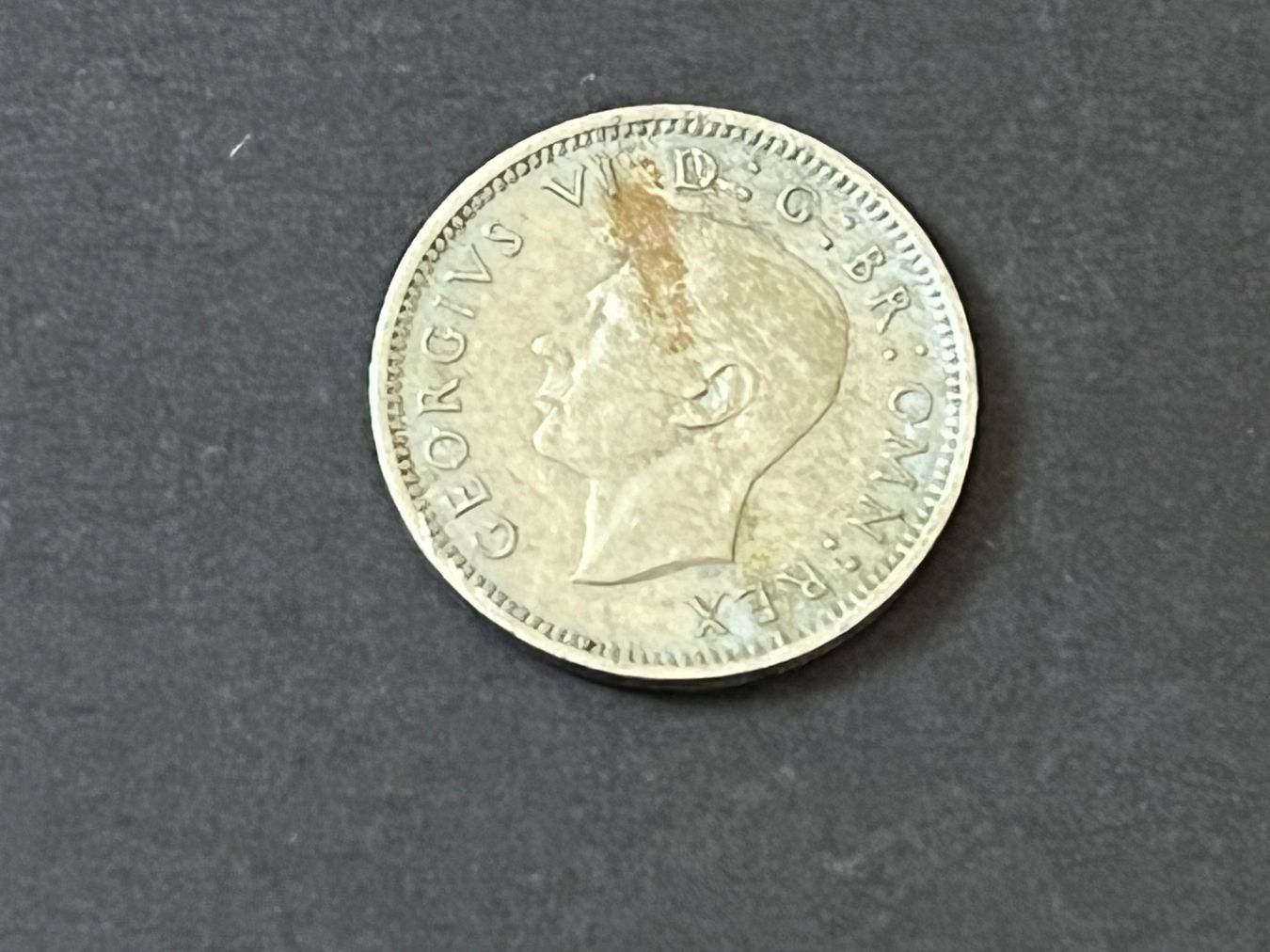 Tutti le monete: 1949 Sixpence George VI Silber – Usato da Neuenhof venduto da Mastermind-00 1