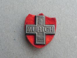 Abzeichen Eidg. Turnfest Sport Zürich ZH 1903 Turnkreuz