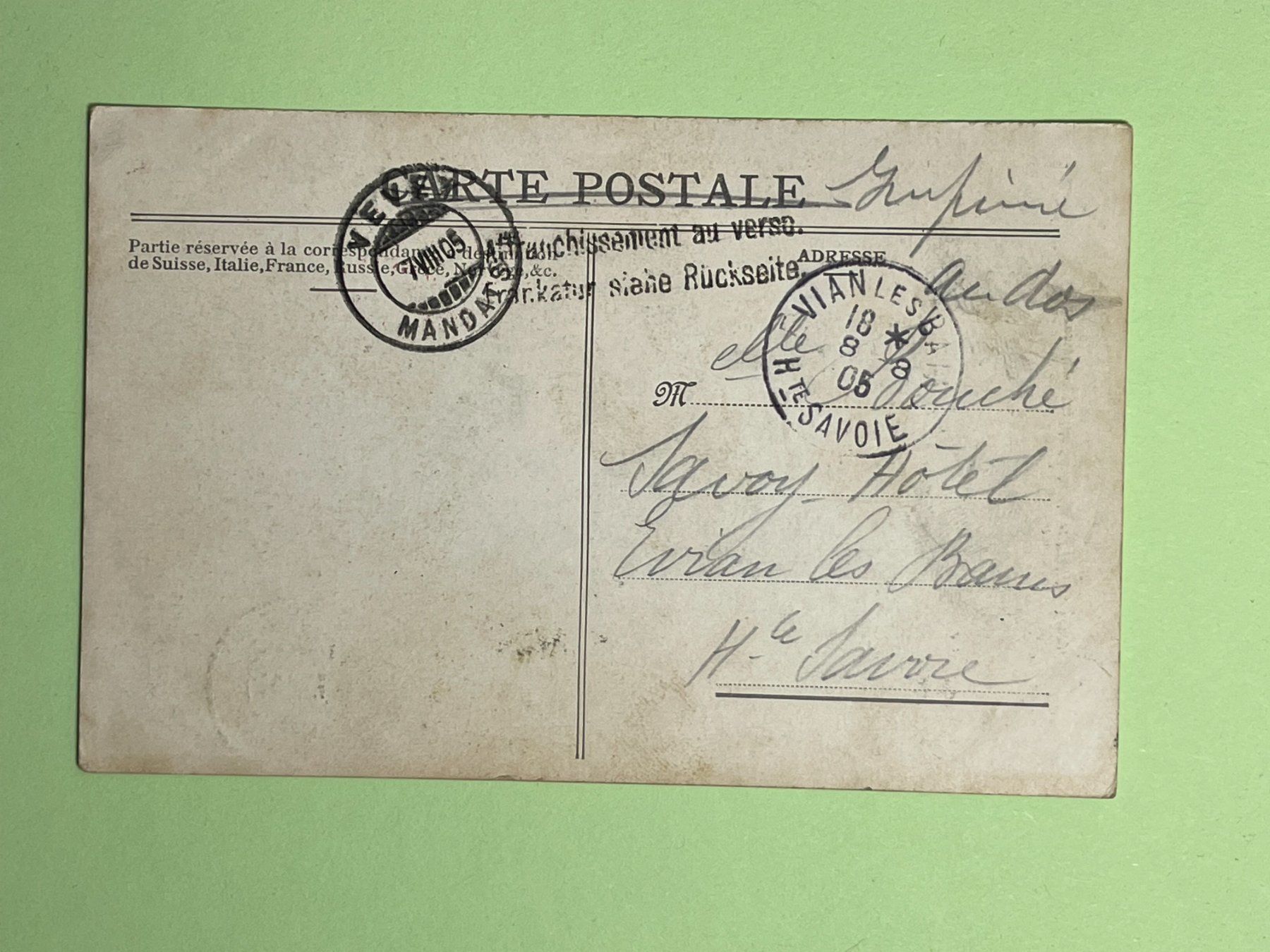 Ansichtskarten: Fête des Vignerons - Vevey 1905 - Moissonneur – Gebraucht aus Steg VS von danwer74 1