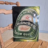 Heineken Werbeschild Blechschild Schild Bierwerbung