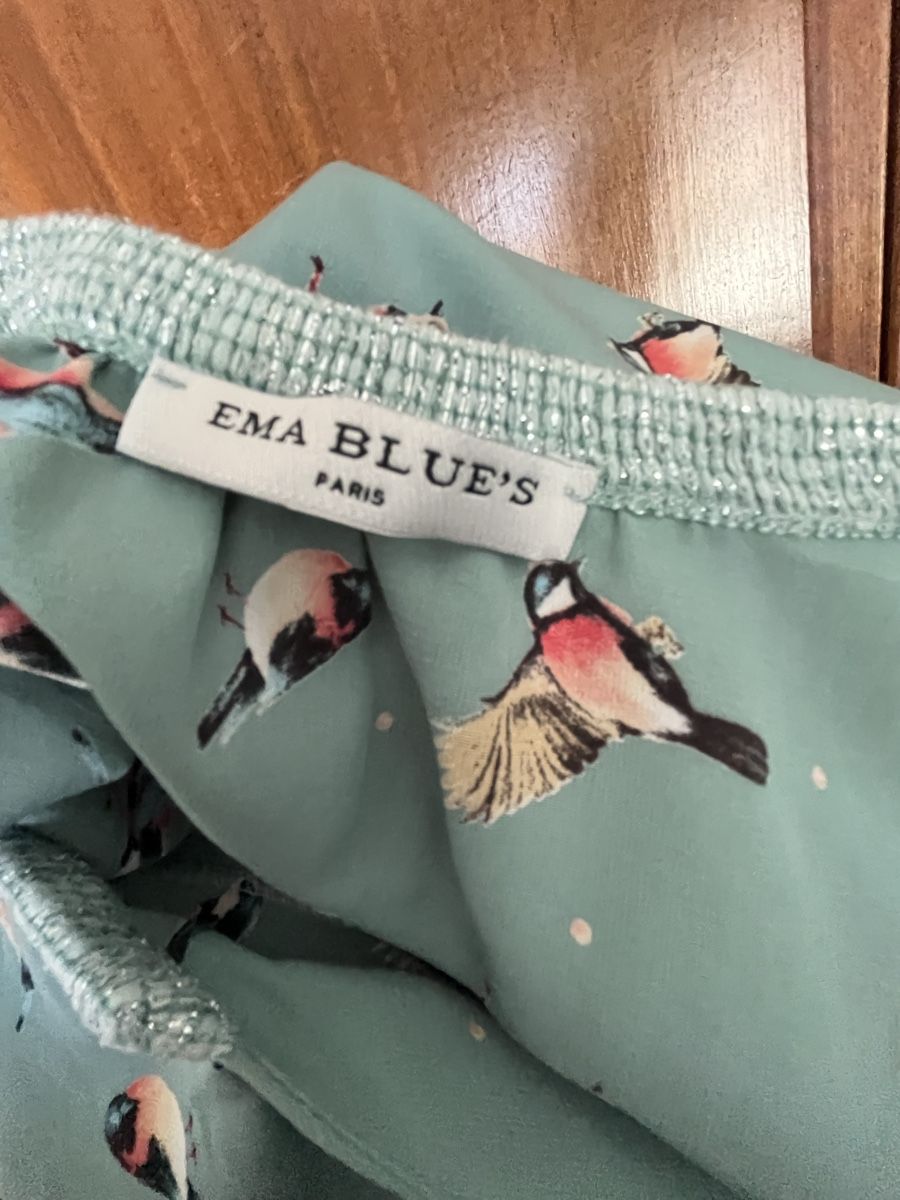 Camicette: Blusa colore acqua e argento – Usato da Locarno venduto da cichita 3