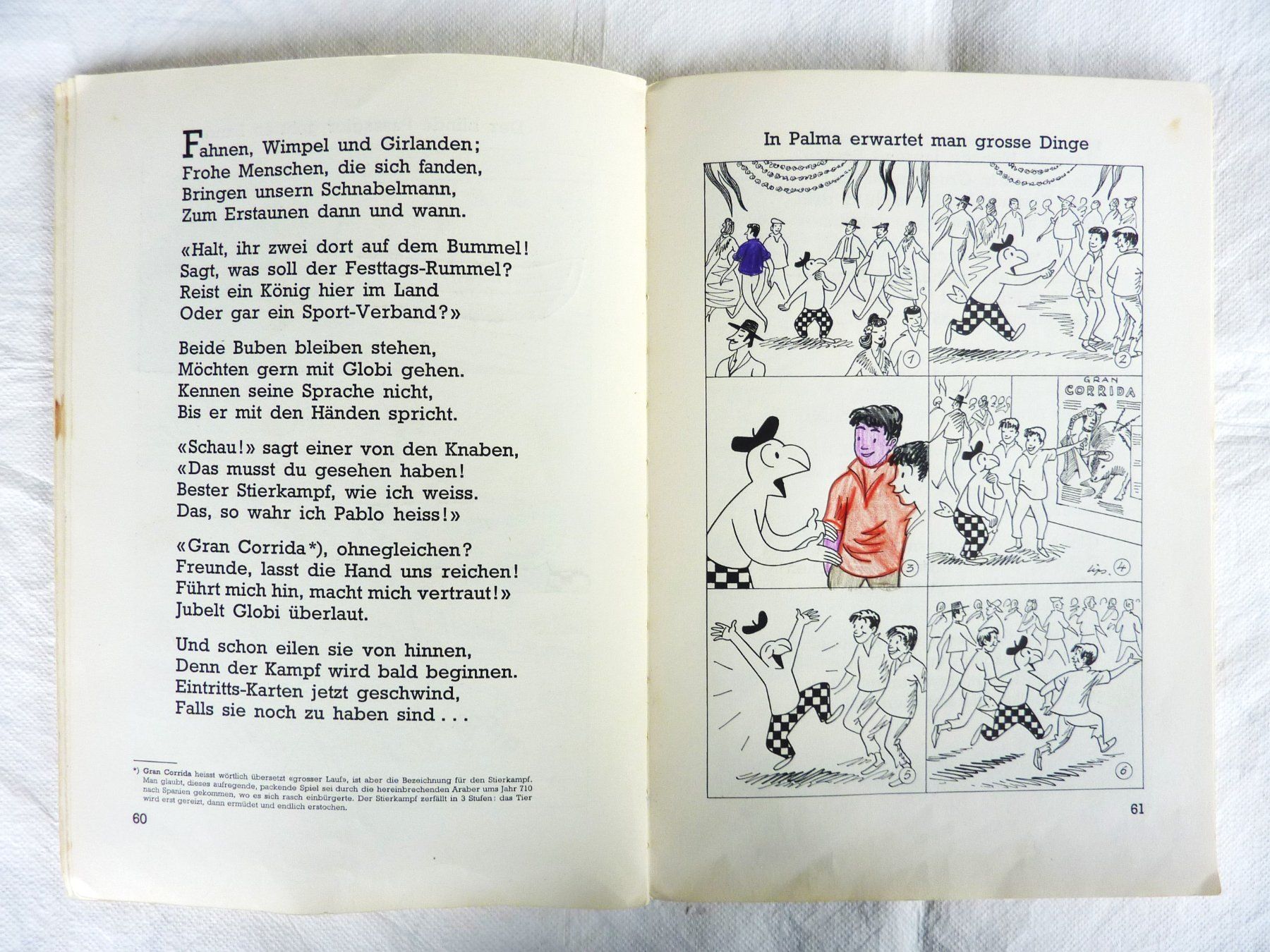 Comics: Globi im Land der Spanier, 1. Auflage 1959 – Gebraucht aus Lustmühle von kloster46 7