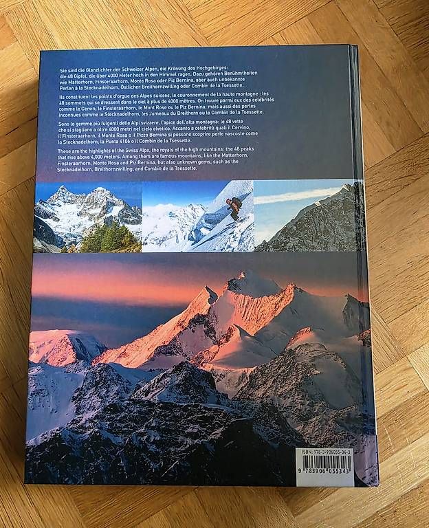 Libri: 4000 DIE VIERTAUSENDER DER SCHWEIZ – Usato da Visp venduto da Glaci2212 1