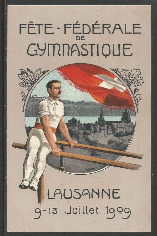 AK La Fête Fédérale de Gymnastique Lausanne 1909 | Kaufen auf