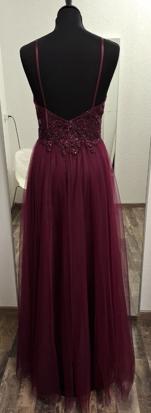 Vestiti: Bordeaux  ( Dunkle lila)Abendkleid – Nuovo (secondo la descrizione) da Uster venduto da VMT. 4