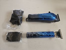 Haarschneider Set Oiyo blau mit Zubehör neu!
