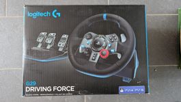 Logitech G29 Driving Force Rennrad mit Pedalset PS5 PS4 PS3