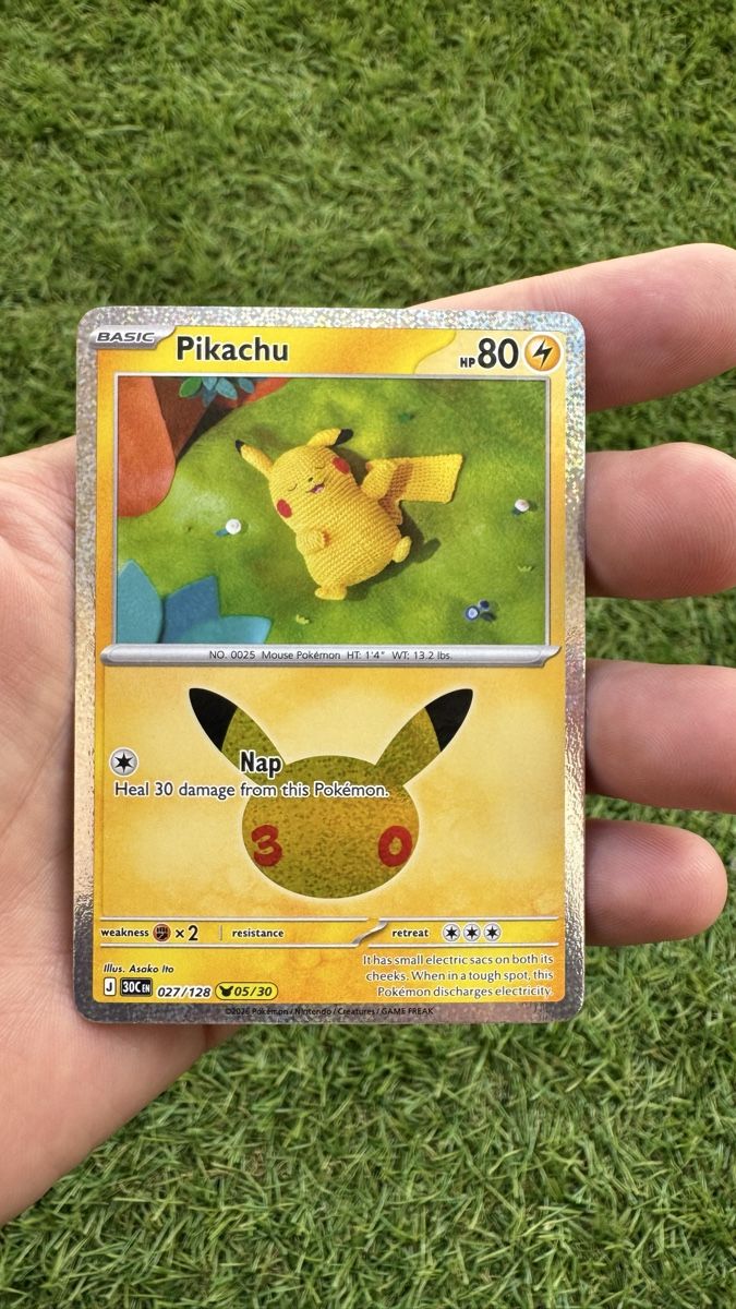 Pokémon Carte collezionabili: Card pikachu 30th celebration – Nuovo (secondo la descrizione) da Effretikon venduto da lui_75tp