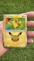 Card pikachu 30th celebration 