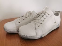 Andrea Conti Damen Sneaker, Leder weiss, 39 EU - neu!