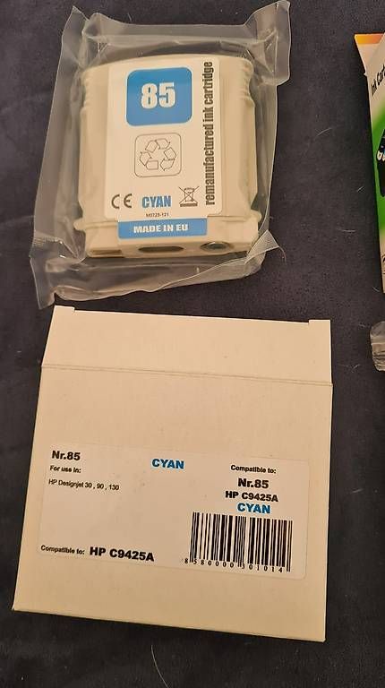 Hewlett Packard Cartucce per stampanti & toner: Drucker Patrone HP C9425A Nr. 85 Cyan – Usato da Gipf-Oberfrick venduto da Rwin5916