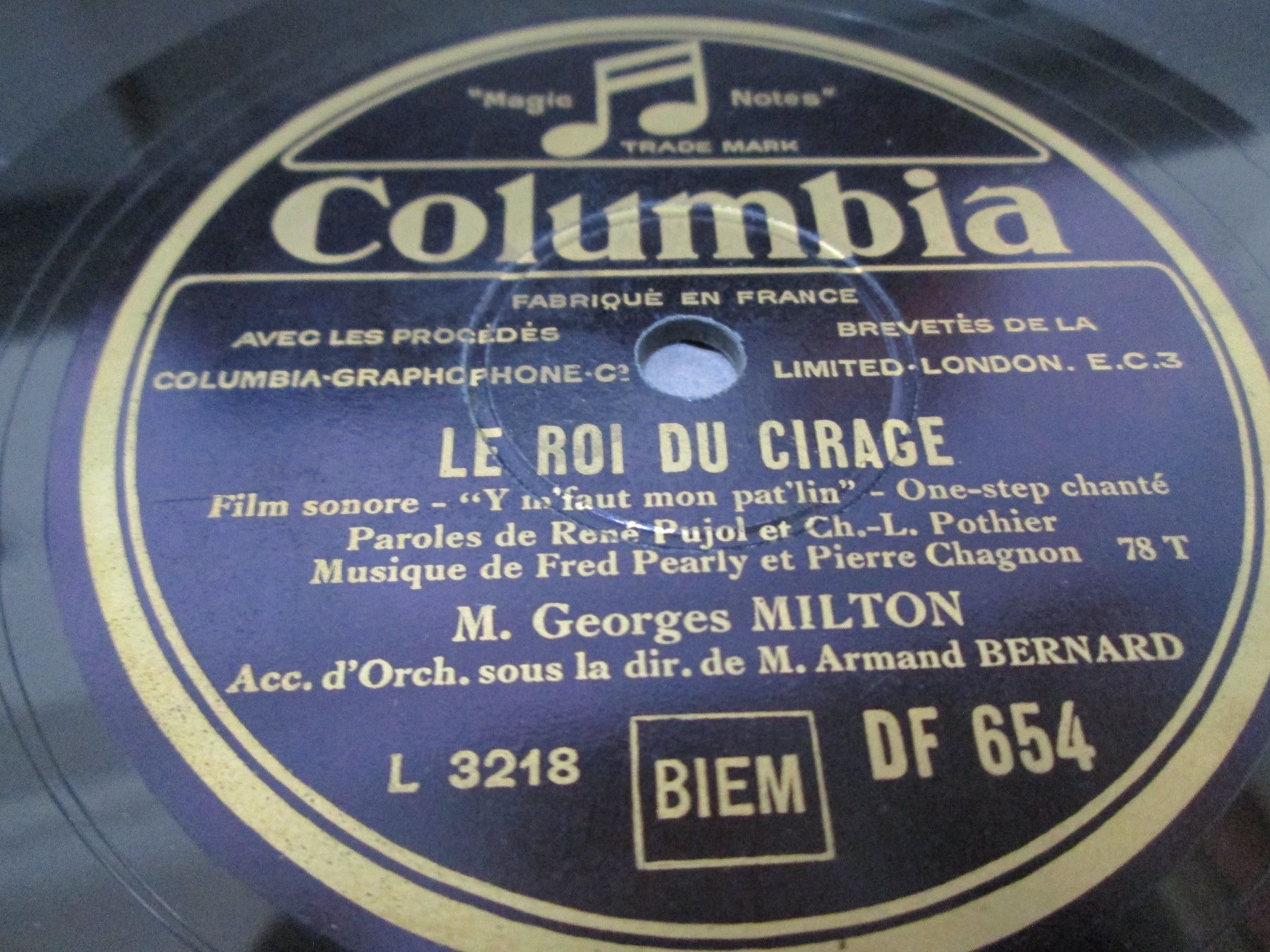 Schallplatten: DISQUES 78 TOURS – Gebraucht aus Lausanne von Leag 4