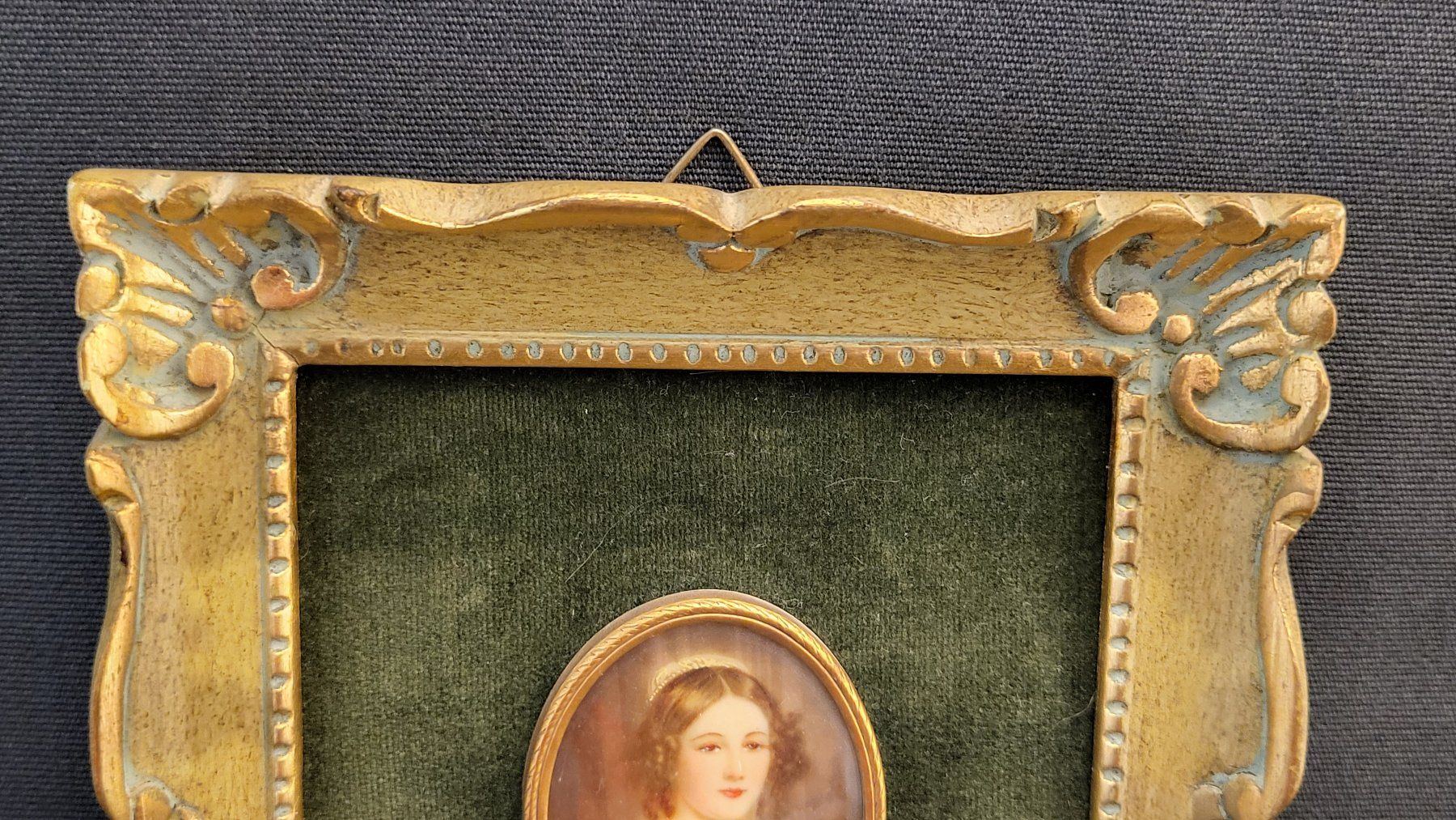 Gemälde: Miniatur-Bildli "Anna Hillmayer" – Gebraucht aus Basel von spinne02 2