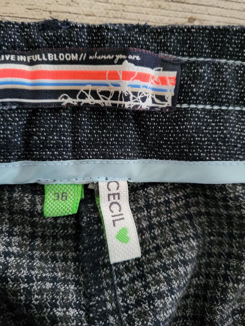 Cecil Pantalons: Karierte Herbsthose von Cecil Grösse 36/28 – D'occasion à Emmenbruecke par Haufis 2
