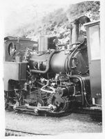 Brienz BE Brienz Rothorn Bahn Dampflokomotive am Seeufer