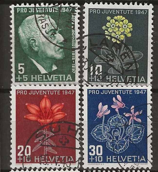Tutti i francobolli: PJ047 - Pro Juventute 1947 obl. – Usato da Trélex venduto da Phil_Albert
