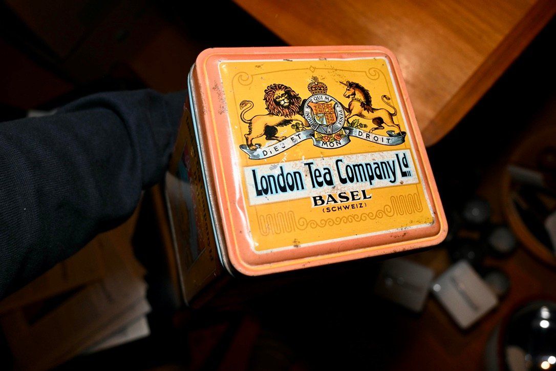 Dosen: ANTIKE London Tea Company Bale  BLECHDOSE – Gebraucht aus Pfaffhausen von mono_rec 7