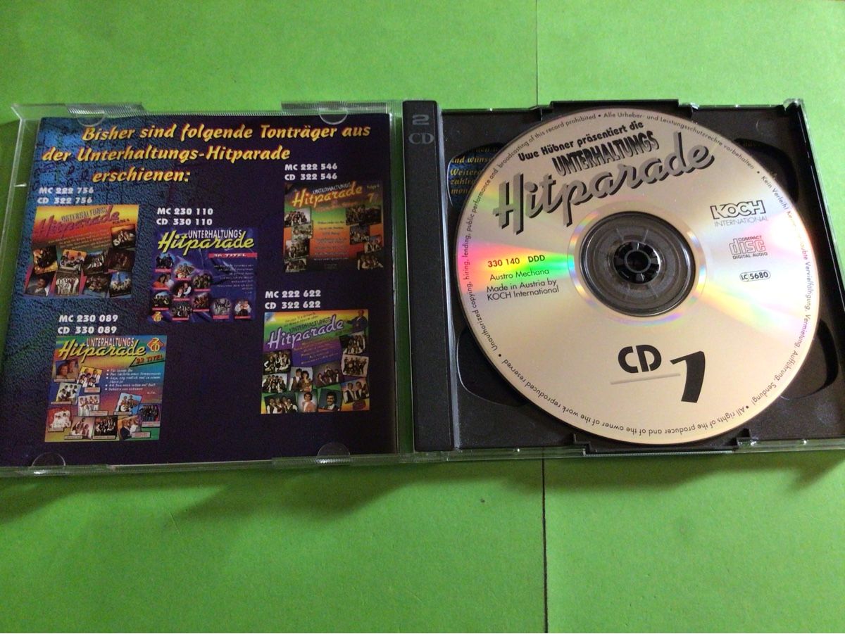 CDs: Unterhaltungs Hitparade2 CDs Volksmusik1995 – Gebraucht aus Steinach von Quarkie 1