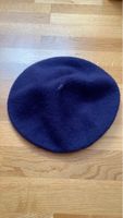 Dunkelblaues Wollberet