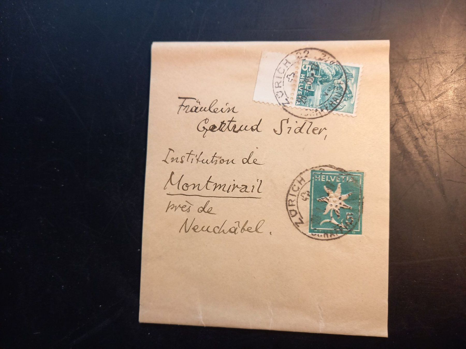 Alle Briefmarken: Kleines Beleg mit CH Marken – Gebraucht aus Herzogenbuchsee von Herkules9