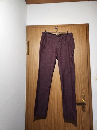 Pantalon Scotch & Soda modèle Stuart bordeaux taille 32/34