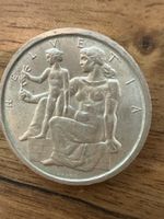 5 Franken 1948 Helvetia Münze Si 835