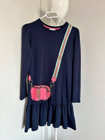 Robe marine, manches longues, Marc Jacobs, 12 ans