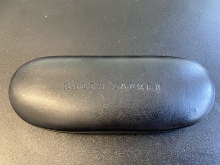 Étui à lunettes Ralph Lauren noir élégant