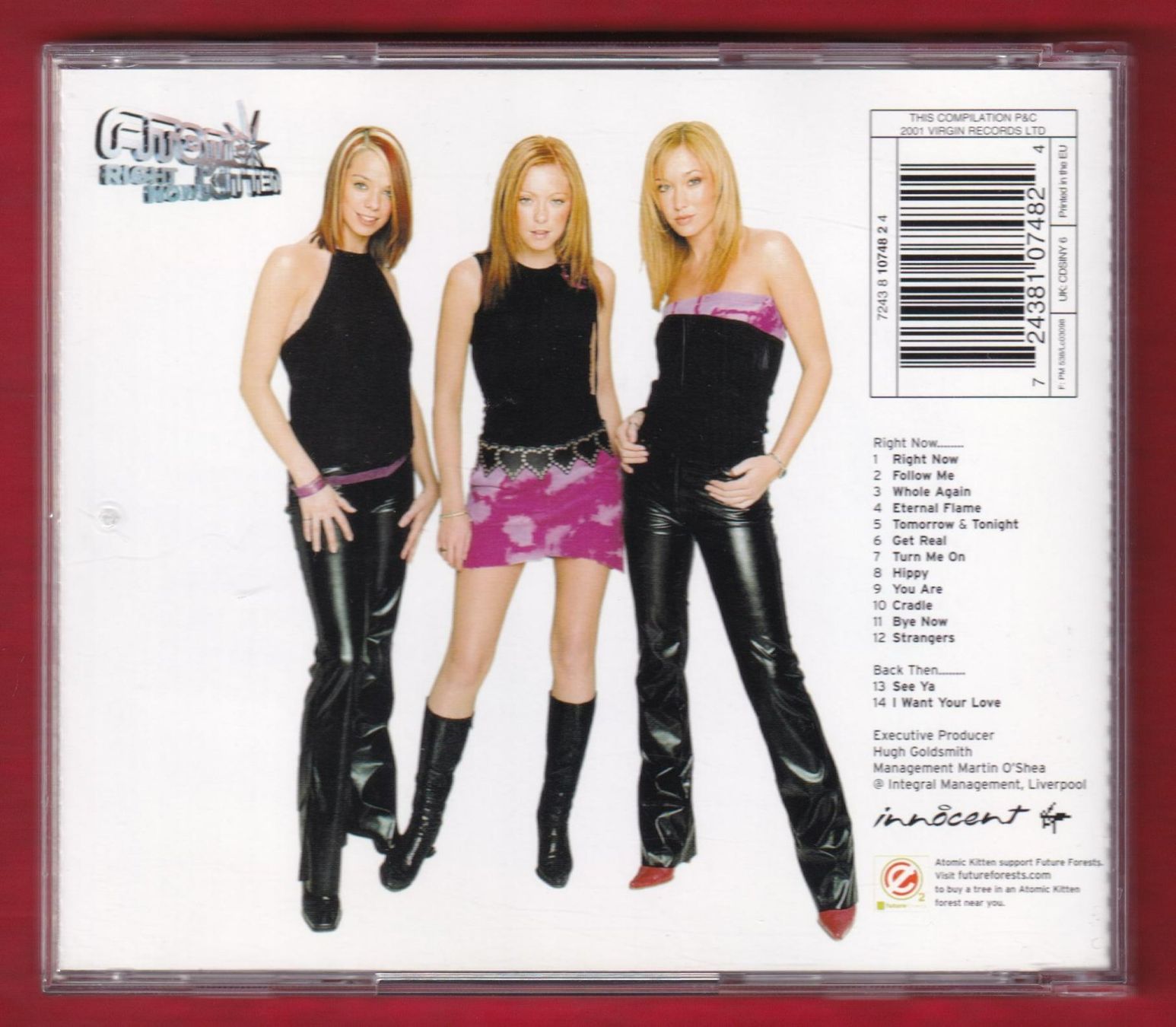 CD: Atomic Kitten - Right Now (CD) – Usato da Zürich venduto da Pfluftl2000 1