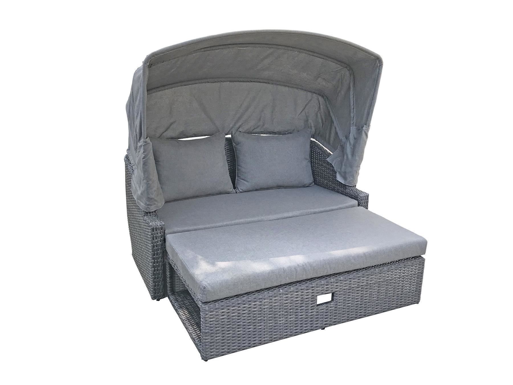 Gartenliegen & Strandkörbe: Garten Funktions Sofa mit Sonnendach – Neu und originalverpackt aus Kriens von Mikado-Geschenke 1