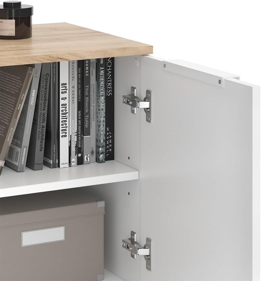 Commodes: Wohnwand Weiss Sonoma – Neuf avec emballage d'origine à St. Gallen par VerkaufsMaus50 5
