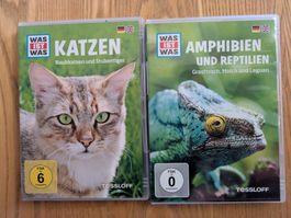 WAS IST WAS: Katzen und Amphibien/Reptilien (2 DVD's)